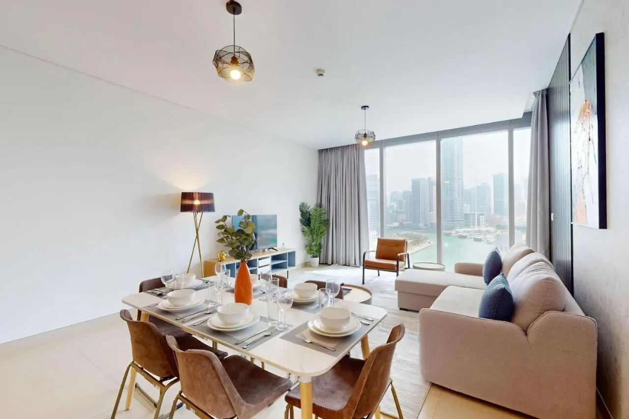 아파트 5242 Tower 2 - Chic Two Bedroom 두바이 아랍에미리트